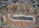 Успение Пресв. Богородицы. Роспись зап. стены наоса ц. архангелов Михаила и Гавриила. Лесново. 1346–1348 гг.