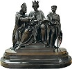 Подписание кор. Иоанном Безземельным Великой хартии вольностей. Скульптура. 70-90 гг. XIX в. (музей Чертси, Великобритания) 