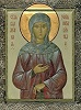 Блж. Ксения Петербургская. Икона. 2010 г. Иконописец. Д. Селиванов (частное собрание)