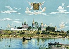 Далматовский Успенский мон-рь. Литография. Кон. XIX в.