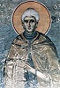 Прп. Павел Ксиропотамский. Роспись кафоликона мон-ря Протат. 1310 г. Мастер Мануил Панселин