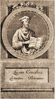 Лактанций. Гравюра. XVIII в. Мастер Й. Б. Аулингер