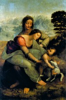Мадонна с Младенцем и св. Анной. 1503–1507 гг. (Лувр, Париж)