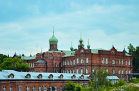 Комплекс больницы-богадельни в Троице-Сергиевой лавре. 1893–1896 гг. Фотография. 10-е гг. XXI в.