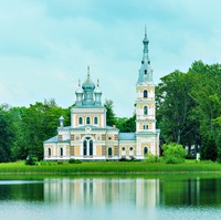 Церковь св. Александра Невского в сел. Стамериена. 1904 г.