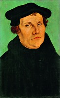 М. Лютер. Портрет. 1529 г. Худож. Л. Кранах Старший (Галерея Уффици, Флоренция)