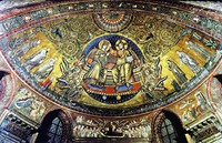 Коронование Богоматери. Мозаика апсиды базилики Санта-Мария-Маджоре в Риме. 1296 г.