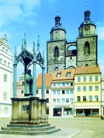 Памятник М. Лютеру на рыночной площади в Виттенберге. 1821 г.