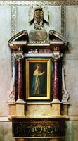 Алтарь Людовика IX Святого с частицей его мощей в соборе Санта-Мария-Нуова в Монреале