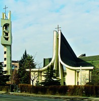 Католический кафедральный собор Пресв. Сердца Иисуса в Скопье. 1977 г.