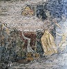 Чудо св. Мавра. Роспись правой стены нижней ц. Сан-Кризогоно в Риме. 3-я четв. XI в.