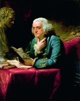 Б. Франклин. 1767 г. Худож. Д. Мартин (Белый дом, Вашингтон)
