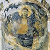 «Слава Богоматери». Фреска в алтарной конхе кафоликона. Нач. XIV в.