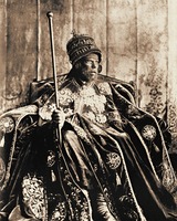 Менелик II, имп. Эфиопии. Фотография. XIX в.