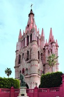 Церковь Сан-Мигель-Арканхель в Сан-Мигель-де-Альенде (шт. Гуанахуато). 1880–1890 гг. Архит. С. Гутьеррес