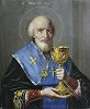 Свт. Николай Чудотворец. Икона. 1830 — 40-е гг. XIX в. (частное собрание, Москва)