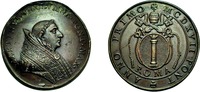 Медаль с изображением папы Римского Мартина V. Аверс. Реверс. 1417 г.