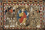 Иисус Христос во славе. Сцены из Жития св. Мартина. Алтарный образ. 1250 г. (Художественный музей Уолтерса, Бал-тимор)