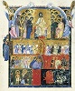 Страшный Суд. Миниатюра из Четвероевангелия. 1262 г. (Baltim. Ms. W. 539. Fol. 109v)