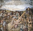 Распятие ап. Петра. Роспись капеллы Паолина. 1546–1550 гг. (Папский дворец, Ватикан)