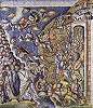 Переход через Чермное море. Мозаика нефа в ц. Санта-Мария-Маджоре в Риме. 432–440 гг.