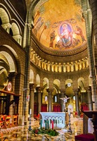 Интерьер католич. собора Непорочного Зачатия в Монако. 1911 г.