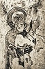 Прор. Моисей со скрижалями. Роспись баптистерия собора первомч. Стефана в Конкордии-Саджиттарии, Венето. Кон. XI в.
