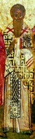 Сщмч. Мефодий Патарский. Фрагмент минейной иконы. 1-я пол. XVI в. (Музей икон, Рекклинхаузен, Германия)