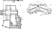 Калъат-Симъан. План и реконструкция христ. комплекса 