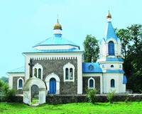 Церковь святых Космы и Дамиана в дер. Вишнёво. 1865 г. Фотография. 2014 г.