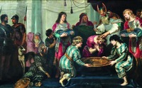 Помазание Соломона. 1630 г. Худож. Корнелис де Вос (Музей истории искусств, Вена)
