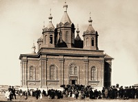 Церковь в честь Вознесения Господня в Минусинске. 1911 г. Фотография. 10-е гг. ХХ в.