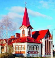 Евангелическо-лютеранская ц. прихода «Вельмема» в Саранске. Фотография. 2010 г.