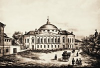 Лютеранская церковь апостолов Петра и Павла. 1835 г. Литография. 1886 г.