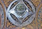 Христос Пантократор. Роспись купола ц. вмч. Георгия Победоносца мон-ря Воронец. Ок. 1492–1493 г.
