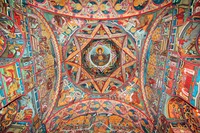 Роспись купола пронаоса кафоликона. 1537 г