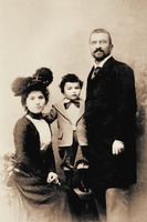 С. С. Мокранянц в кругу семьи. Фотография. 1902 г.