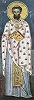Сщмч. Мокий Амфипольский. Роспись кафоликона мон-ря Дионисиат. 1546–1547 гг. Мастер Зорзис (Дзортис Рукас)