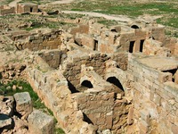 Руины г. Мамшит (I в до Р. Х.— III в. по Р. Х.) на т. н. пути благовоний в пустыне Негев