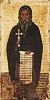 Прп. Неофит Затворник. Икона. XVI в. (Музей мон-ря прп. Неофита Затворника)