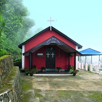 Протестантская церковь в Кампхеке. 1993 г.