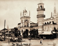Улица Могул в Рангуне. Фотография. 1910 г.