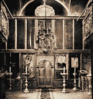 Иконостас ц. Спаса на Бору. Фотография. 1913 г.