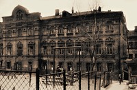Келейный корпус (разрушен в 40-х гг. ХХ в.). Фотография. 1940 г.