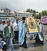 Крестный ход в Вязниках с Казанской Вязниковской иконой Божией Матери. Фотография. 21 июля 2009 г.