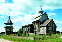 Церковь во имя свт. Николая Чудотворца в с. Ковда. 1705 г. Фотография. 2001 г.