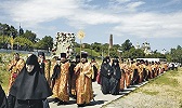 Крестный ход в Муроме в день памяти блгв. князей Константина, Михаила и Феодора Муромских. Фотография. 3 июня 2015 г.