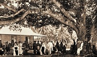 Католическая миссия в Науру. Фотография. 1914 г.