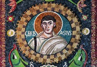 Мч. Гервасий. Мозаика базилики Сан-Витале в Равенне. 546–548 гг.