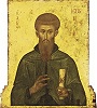 Равноап. Наум Охридский. Икона. Посл. четв. XIV в. (Галерея икон, Охрид)